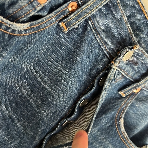 LEVIs 501 Women’s Distressed Original Jeans Size 28 - Picture 5 of 13